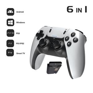 무선 게임 컨트롤러 - PS1, PS2, PS3, PC, 안드로이드용 엔터테인먼트 게임패드가 포함된 휴대용 게임 콘솔