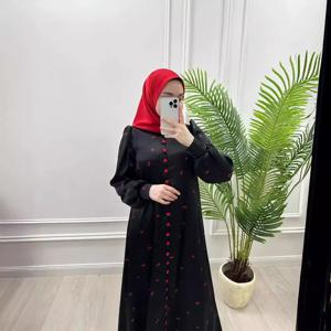 Abayas 여성 프린트 드레스 새시 싱글 브레스트 Jalabiya 라마단 모로코 두바이 Eid 이슬람 Kaftan 이슬람 Vestidos 아랍 긴 가운