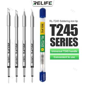 RELIFE RL-T245 팁 Xsoldering T245 납땜 스테이션 GVM T245 핸드와 호환되는 범용 C245 납땜 인두 팁