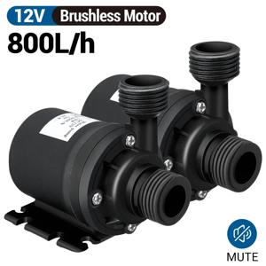 수중 온수 순환 펌프 태양열 브러시리스 모터800L/H 12V DC 5M