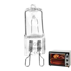 G9 오븐 조명 냉장고 오븐 팬용 고온 방지 내구성 할로겐 전구 램프 40W 500 ℃   핀 전구 220V-240V