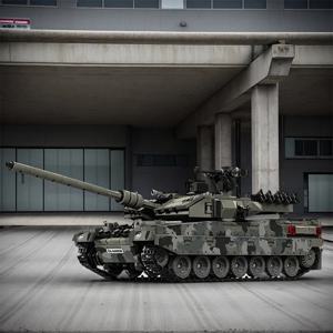 1007pcs 군사 시리즈 빌딩 블록 모델 전쟁 레오파드 2A7 중전차 브릭 세트 2차 세계대전 창의력 장난감 성인 선물 방 장식