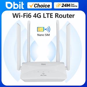 DBIT Wi-Fi6 4G Lte 라우터 300Mbps 무선 라우터 4G 와이파이 모뎀 비약정 5G SIM 카드 호환 핫스팟 신호 확장기