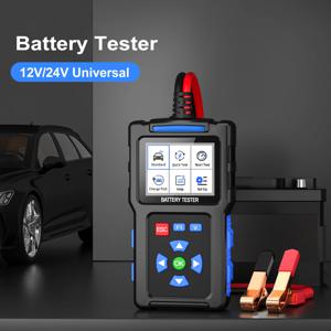 자동차 배터리 테스터, 납산 AGM 플랫 AGM 젤 배터리 테스터, 12V 24V, 20-2000 CCA, 10AH-300AH