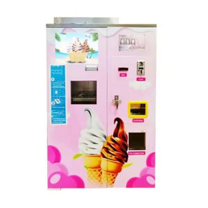 맞춤형 소프트 아이스크림 자판기 (사업용, 간편 작동, 자동 리필 알림 기능 탑재)