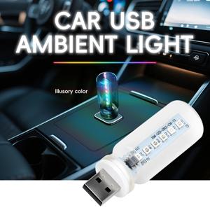 RGB 터치 디밍 USB LED 필라멘트 유리 전구 5V 레트로 에디슨 전구 무드등 자동차 장식용 백열등 눈 보호 조명