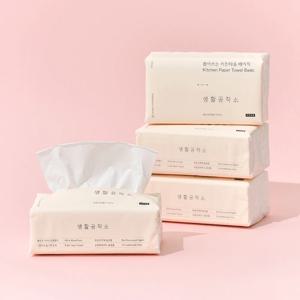 생활공작소 뽑아쓰는 베이직 키친타올 100매 9팩