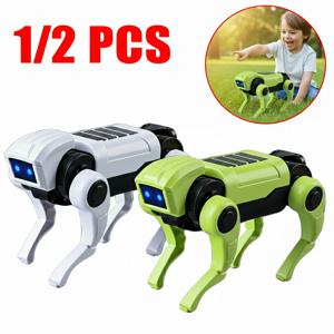 1/2Pcs Rc 로봇 어린이 원격 제어 기계 개 장난감 과학 교육 Diy 조립 모델 전기 세트 장난감 소년 아이 선물