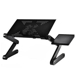 조정 가능한 접이식 노트북 스탠드, 사무실 가구, 컴퓨터 스탠드, 42x26CM, 노트북 책상, PC 접이식 책상 테이블, 통풍 스탠드