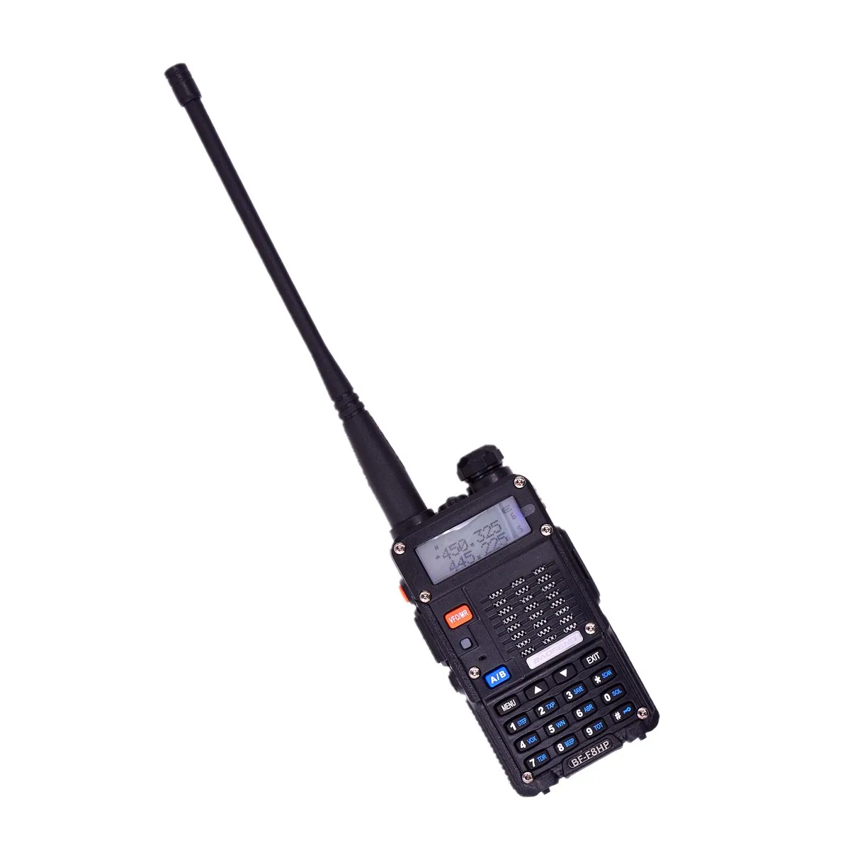 바오펑 F8 HP HAM 아마추어 무전기 스크린 키보드 5W 최대 출력 VHF UHF 야외 스포츠 경찰 구조 수색 무선 통신