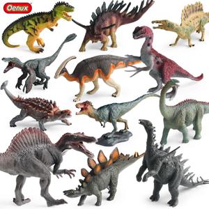 Oenux 쥬라기 공룡 Indominus Rex Mosasaurus Saichania Dilophosauridae Spinosaurus 모델 액션 피규어 컬렉션 아이 장난감