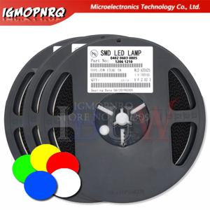 1 릴 0402 0603 0805 1206 1210 smd led, 레드 옐로우 그린 화이트 블루 발광 다이오드, 클리어 LED 라이트 다이오드 세트