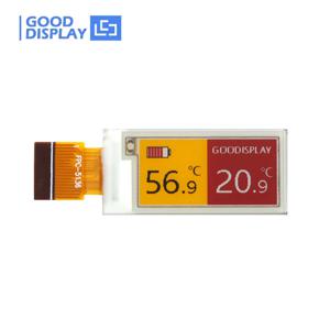 0.97인치 미니 컬러 E-Ink 디스플레이 노란색 및 빨간색 E-Paper 스크린 GDEM0097F51 에너지 효율적인 고대비 스크린