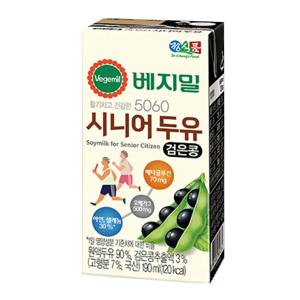 베지밀 5060 시니어 두유 검은콩 190ml x 16팩