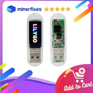럭키 마이너 LV03 USB 비트코인 ​​마이너 250KH/s NerdMiner V2 스타일 무소음 암호화폐 채굴 장치 미니 BTC 솔로 로터리 ASIC 마이너