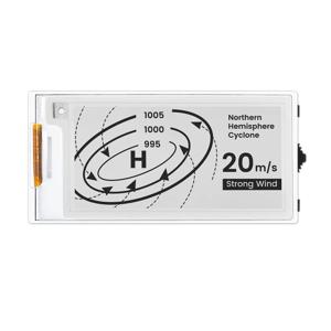 CrowPanel ESP32 2.13 인치 전자 종이 HMI 디스플레이, 아두이노 ESP 마이크로파이썬용 SPI 인터페이스 구동, 122*250 흑백 색상