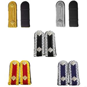 49MC 어깨에 맞음 황금 보안 유니폼 액세서리 선장 전문 경비원 Epaulets 선장
