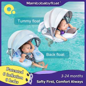 Mambobaby 플로트 VIP 4 Dropshipping 캐노피 허리 수영 가슴 플로터 스파 부표 트레이너 공급 업체가있는 비 팽창 식 베이비 플로트