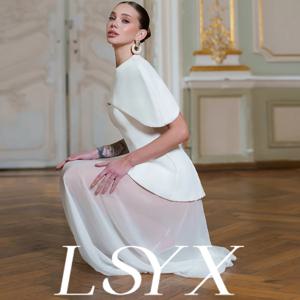 LSYX 맞춤형 HighNeck CapeSleeve 컷 아웃 탑 쉬어 스커트 이브닝 가운 우아한 공식 파티 드레스 독특한 디자인 세련된