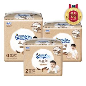 마미포코 무표백 밴드형 기저귀 남여공용 X 6팩(1BOX)