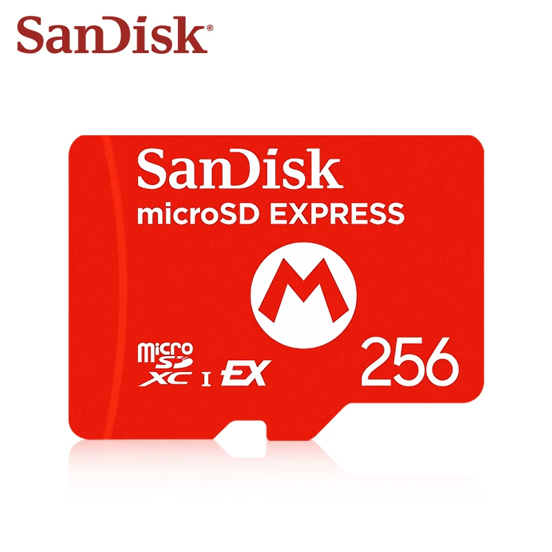 SanDisk Professional Nintendo Switch 2 microSD EXPRESS 카드 256GB Switch2 게임 콘솔용 기존 플래시 메모리 카드 최대 880Mb