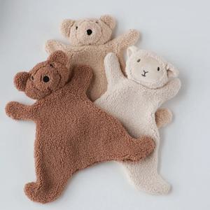신생아 액세서리 사진 소품을위한 아기 진정 인형 귀여운 곰 아기 잠자는 인형 베이비 케어 부드러운 봉제 인형