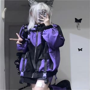 빈티지 컬러 블록 긴팔 여성 자켓 2025년 가을 뉴트럴 스트라이프 오픈 가디건 패셔너블한 청년 아우터웨어