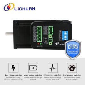Nema23 1Nm 2.3Nm 3Nm 클로즈드 루프 통합 스텝 모터 DC24-50V 4A Ethercat/펄스/Modbus RS485/CANopen 제어 선택 가능 CNC