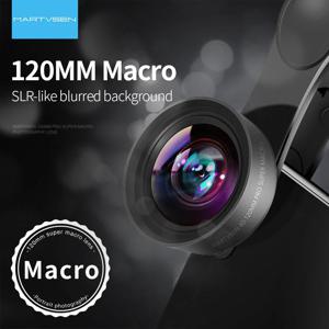 모든 스마트폰용 MARTVSEN 10-20X 고화질 매크로 렌즈 아이폰 삼성 속눈썹 꽃 곤충 클로즈업 촬영