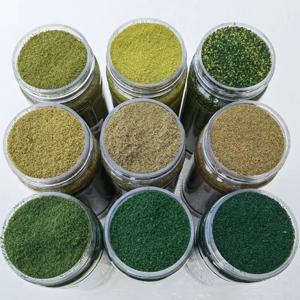 500ml/병 시뮬레이션 나무 가루 모형 잔디 플록 잔디 나일론 잔디 가루 기차 건축 미니어처 DIY 장면 제작 재료