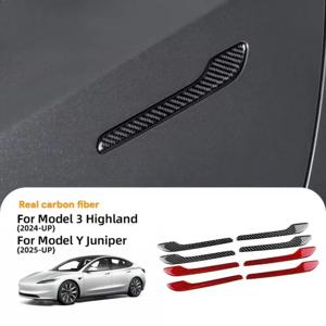 테슬라 업데이트 모델 3Y 도어 핸들 보호 필름에 적합한 1세트, 긁힘 방지 TPU 투명 보호 필름
