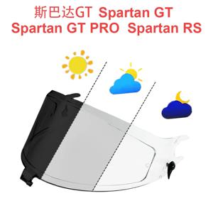 SHARK Spartan GT Spartan GT PRO Spartan RS 헬멧 렌즈용 광변색 바이저 페이스 실드 방풍 UV 보호 코팅 바이저
