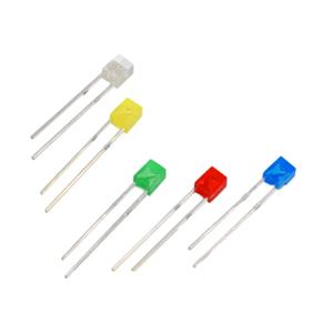 100PCS 2x3x4 직사각형 LED 발광 다이오드 램프 흰색 빨간색 녹색 파란색 노란색 확산 색상 사각형 DIY 표시기 2*3*4MM