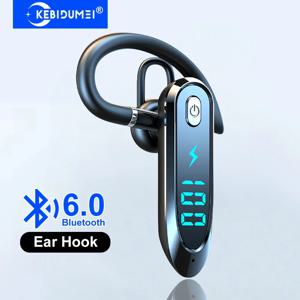 블루투스 6.0 이어폰 이어 후크 헤드폰 270도 회전 LED 디스플레이 HIFI 스테레오 소음 감소 헤드셋 방수 이어버드 Bluetooth 6.0 Earphone Ear Hook Headphone 270 Degree Rotation LED Display HIFI Stereo Noise Reduction Headset Waterproof Earbud