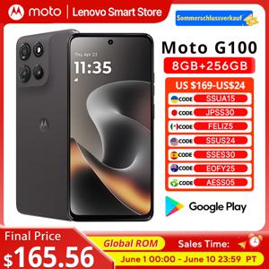 모토로라 모토 G100 스마트폰 5G 글로벌 ROM 6.72인치 FHD 120Hz 디스플레이 스냅드래곤 7s Gen 2 IP64 7000mAh 50MP 카메라 휴대폰