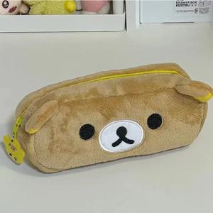 어린이를위한 핫 카와이 연필 케이스 소녀 귀여운 만화 곰 연필 파우치 주최자 펜 가방 학교 문구 선물 인기