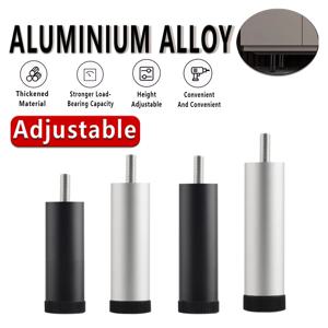 4PCS M6 M8 M10 조정 가능한 가구 다리 TV 캐비닛, 옷장, 높은 냉장고 세탁기 발용 알루미늄 테이블 다리