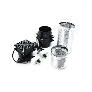 2가지 유형 DC 5V USB 조절식 속도 납땜 연기 흡입기/배기팬 1m 3m 파이프 덕트 배출 1/2방향 환풍기 O21