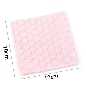 10 개/갑 러브 하트 버블 메일러 다채로운 봉투 방수 충격 방지 배송 가방 10x10 cm 비즈니스 선물 포장용
