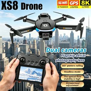 HD 8K 전문가용 GPS 드론, 접이식 헥사콥터 4K 카메라 장착, 장애물 회피, 자동 복귀 기능, FPV RC 장난감, 항공 촬영용