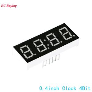 5Pcs 0.4 인치 7 세그먼트 LED 4 비트 빨간색 디지털 튜브 공통 음극 세그먼트 디스플레이 시계 전자 DIY