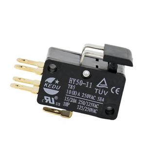 1pc 마이크로 스위치 전동 공구 기계용 마이크로 스위치 헤지 트리머 마이크로 스위치 15/20A 250/125VAC HY50-11