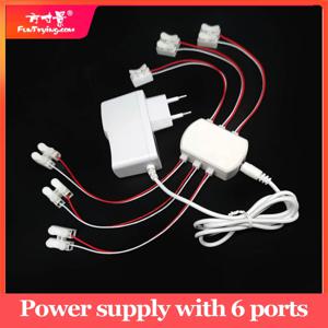 3V/12V AC/DC 어댑터/6포트 출력 전원 공급 장치 3V/12V DC/철도 레이아웃/철도 레이아웃/기차 레이아웃