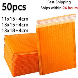50pcs 핑크 버블 봉투 가방 폴리 메일러 셀프 인감 메일 링 가방 잡지 줄 지어 메일러 용 패딩 봉투 옐로우 블랙 블루