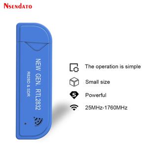 디지털 RTL2832U & R828D SDR USB2.0 TV 스틱 튜너 25MHz~1760MHz A300U FM SDR TV 수신기 동글 (안테나 포함, 윈도우용)