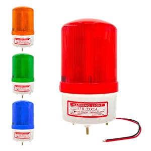12V/24V LED 스트로브 신호 경고 부저 빛 경고 램프 소리 표시 등 깜박임 보안 경보 220V LTE-1101J