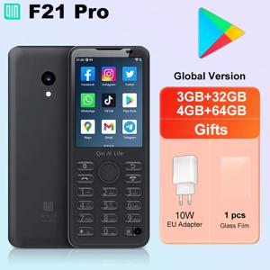 Qin F21 Pro 스마트 터치 스크린 Wifi +2.8 인치 3GB + 32GB / 4GB 64GB Bluetooth 5.0 480*640 글로벌 Verison Play Store duoqin Ai