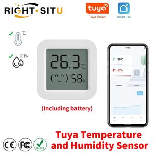 Tuya 온도 습도 센서 미니 LCD 디스플레이 BT APP 원격 제어 온도계 습도계와 호환 가능