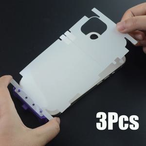 3PCS 후면 보호 하이드로 겔 필름 iPhone 16 15 12 13 14 pro max 12Mini 13Mini 후면 화면 보호기 커버 측면 가장자리