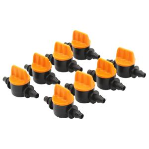 밸브 관개를 통해 20PCS Pvc 파이프 더블 바브 미니 밸브 물방울 관개 모세관 미니 스위치 밸브